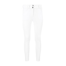 Pantalón de equitación Kentucky Miami con grip en las rodillas para mujer Blanco