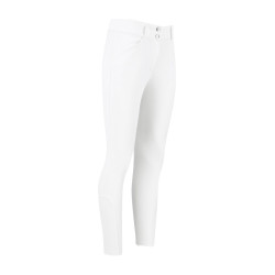 Pantalón de equitación Kentucky Miami con grip en las rodillas para mujer Blanco