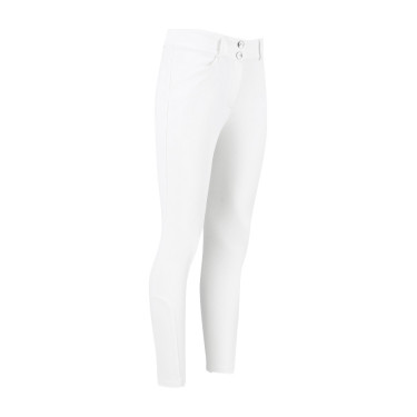Pantalón de equitación Kentucky Miami con grip en las rodillas para mujer Blanco