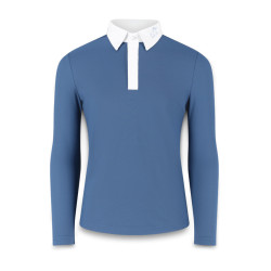 Polo de competición Kentucky Osaka de manga larga para niño Marino Azul marino