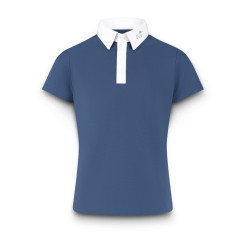 Polo de competición Kentucky Osaka de manga corta para niño Marino Azul marino