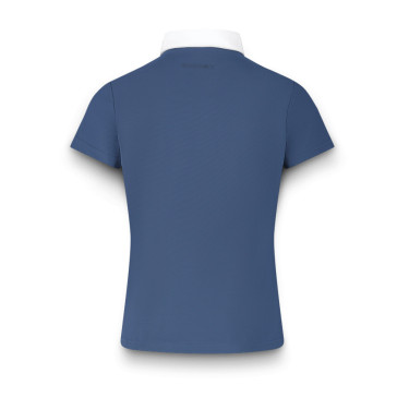 Polo de competición Kentucky Osaka de manga corta para niño Marino Azul marino