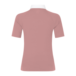 Camiseta de concurso Kentucky Classic para mujer con cremallera con purpurina de manga corta Rosa viejo Camiseta de concurso Kentucky Classic para mujer con cremallera con purpurina de manga corta Rosa viejo