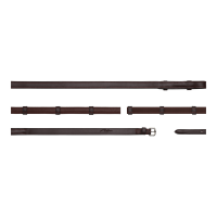 Riendas Hunter Grip con 7 topes 5/8 (sin stopper) Dy'on Castaño Marrón