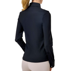 Camisa de manga larga Equestrian Stockholm Performance para mujer Negro Camisa de manga larga Equestrian Stockholm Performance para mujer Negro