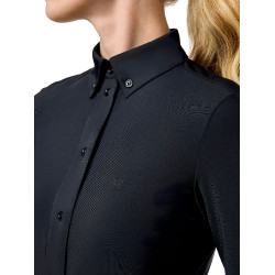 Camisa de manga larga Equestrian Stockholm Performance para mujer Negro Camisa de manga larga Equestrian Stockholm Performance para mujer Negro