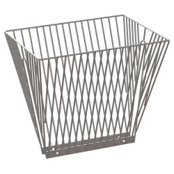 Comedero doble para heno galvanizado 20 mm Kerbl