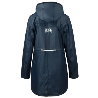 Chubasquero PU para Mujer Emma B Vertigo Azul marino oscuro Chubasquero PU para Mujer Emma B Vertigo Azul marino oscuro