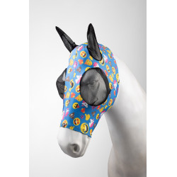 Máscara antimoscas elástica para poner Horze Emoji Motifs Máscara antimoscas elástica para poner Horze Emoji Motifs