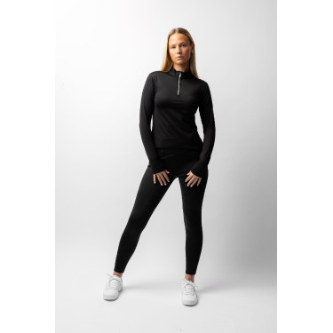 Top funcional de manga larga Luminox Horze para mujer Negro Top funcional de manga larga Luminox Horze para mujer Negro