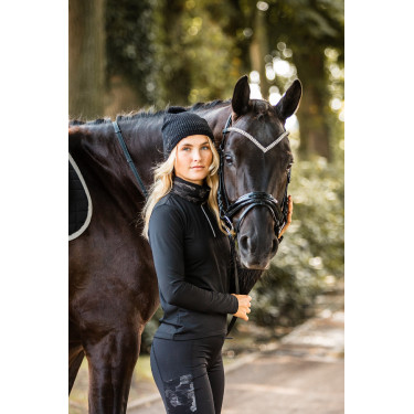 Top funcional de manga larga Luminox Horze para mujer Negro Top funcional de manga larga Luminox Horze para mujer Negro