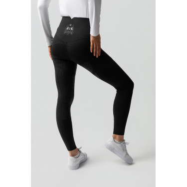 Legging térmico B Vertigo sin costuras con grip integral Leonora Negro belleza