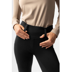 Legging térmico híbrido Horze Anya full grip Negro