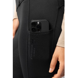Legging térmico híbrido Horze Anya full grip Negro