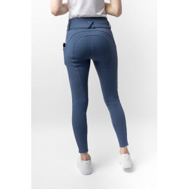Pantalón de equitación Corinne Thermo Horze full grip Índigo vintage Azul marino Pantalón de equitación Corinne Thermo Horze full grip Índigo vintage Azul marino