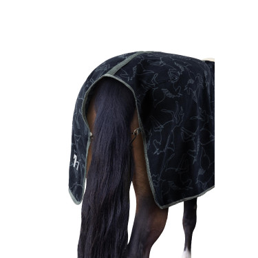 Manta polar para poni Horze Pegasus Arándano Azul Manta polar para poni Horze Pegasus Arándano Azul