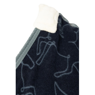 Manta polar para poni Horze Pegasus Arándano Azul Manta polar para poni Horze Pegasus Arándano Azul