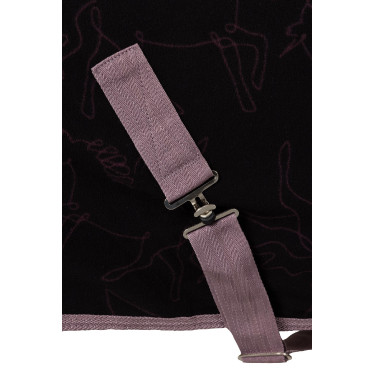 Manta polar para poni Horze Pegasus Sílex Gris