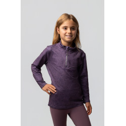 Camiseta de entrenamiento Pegasus infantil Horze Sílex Gris