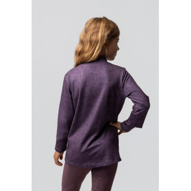 Camiseta de entrenamiento Pegasus infantil Horze Sílex Gris