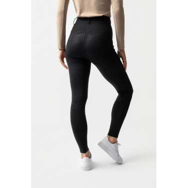 Leggings de invierno para mujer con grip integral Horze Dea Negro