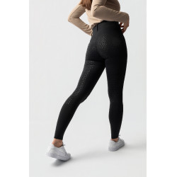 Leggings de invierno para mujer con grip integral Horze Dea Negro