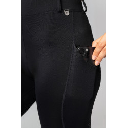 Leggings de invierno para mujer con grip integral Horze Dea Negro