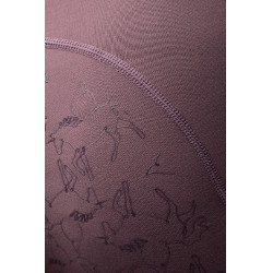 Leggings térmicos para niños Horze Dea con agarre completo Sílex Gris