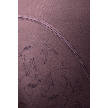 Leggings térmicos para niños Horze Dea con agarre completo Sílex Gris