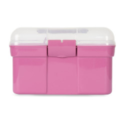 Caja y cepillos de limpieza Horze para niños Violeta rojo Burdeos