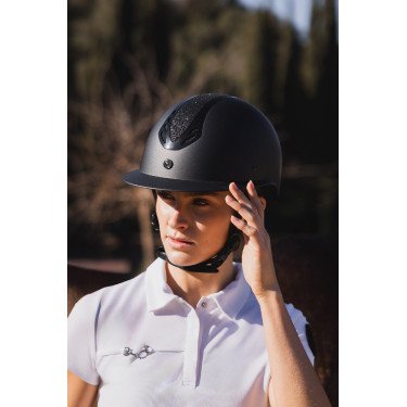 Casco de equitación Horze Celeste Negro / negro Casco de equitación Horze Celeste Negro / negro