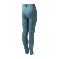 Leggings de equitación Horze Dea para niño Azul ártico