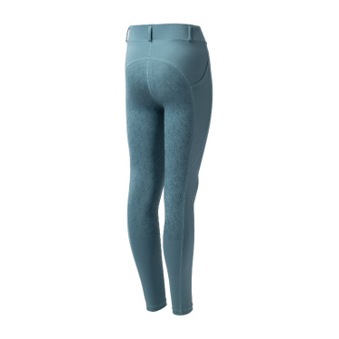 Leggings de equitación Horze Dea para niño Azul ártico