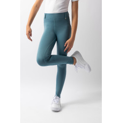 Leggings de equitación Horze Dea para niño Azul ártico