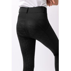 Leggings de equitación Horze Dea para niño Negro