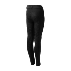 Leggings de equitación Horze Dea para niño Negro