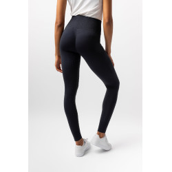 Polainas Scrunch Horze Nessa full grip sin costuras Negro