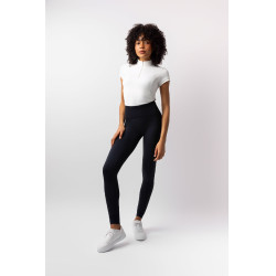 Polainas Scrunch Horze Nessa full grip sin costuras Negro