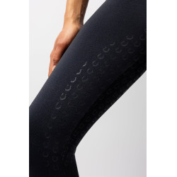 Polainas Scrunch Horze Nessa full grip sin costuras Negro