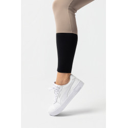 Pantalón de equitación Horze Evelyn de asiento completo para mujer Topo simple Beige
