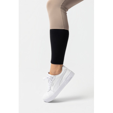 Pantalón de equitación Horze Evelyn de asiento completo para mujer Topo simple Beige