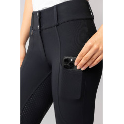 Pantalón Horze Grand Prix Pro con culera completa para mujer Azul marino oscuro Pantalón Horze Grand Prix Pro con culera completa para mujer Azul marino oscuro