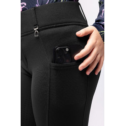 Pantalón de equitación Horze Mira infantil con culera completa Apertura Azul marino Pantalón de equitación Horze Mira infantil con culera completa Apertura Azul marino