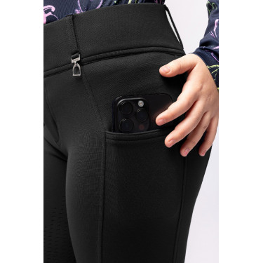 Pantalón de equitación Horze Mira infantil con culera completa Apertura Azul marino Pantalón de equitación Horze Mira infantil con culera completa Apertura Azul marino