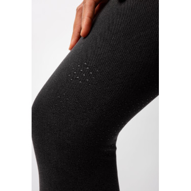 Pantalón Horze Carolyn denim fullgrip mujer Negro