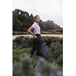 Pantalón Horze Carolyn denim fullgrip mujer Negro