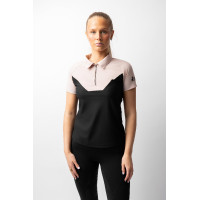 Polo B Vertigo Giselle bicolor mujer Belleza negra Negro