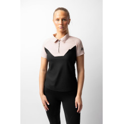 Polo B Vertigo Giselle bicolor mujer Belleza negra Negro