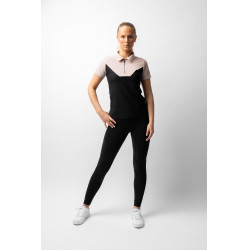 Polo B Vertigo Giselle bicolor mujer Belleza negra Negro