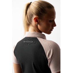 Polo B Vertigo Giselle bicolor mujer Belleza negra Negro